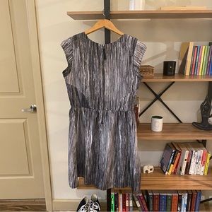 Black/Gray Striped Dress